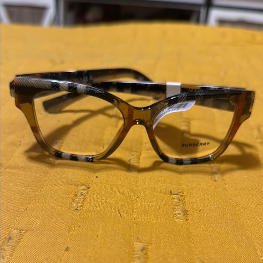 Burberry Women's plaid Tortoise Shell Glasses